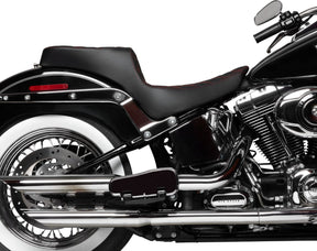 Drag Specialties Seats Predator Iii 2 Up Seat Double Diamond Red Thread Fl Seat Drag Specialties