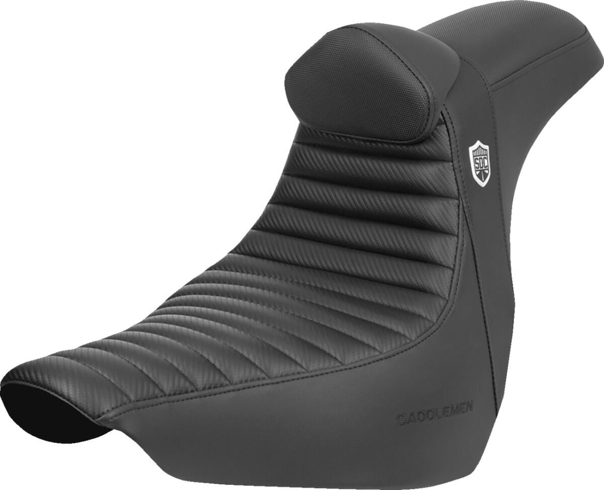 SDC Pro Series Performance Gripper TR Seat w/Lumbar Rest - 18+ Softail Seat Saddlemen Default Title