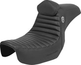 Saddlemen SDC Pro Series Performance Gripper TR Seat w/Lumbar Rest - 06-17 Dyna Seat Saddlemen
