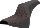 Saddlemen Seat Step Up Ls Red Stitch SEATS-FOR HARLEY SOFTTAIL Saddlemen