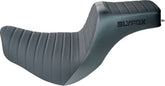 Slyfox Seat Highnoon 2up Black Vinyl SEATS-FOR HARLEY SOFTTAIL Slyfox