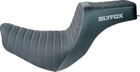 Slyfox Seat Highnoon 2 Up Blk Vinyl W/ SEATS-FOR HARLEY SOFTTAIL Slyfox