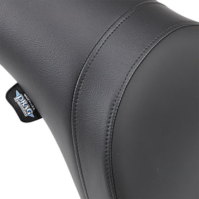 Drag Specialties Seats Seat Predator Front Full Length Vinyl Black Seat Drag Specialties