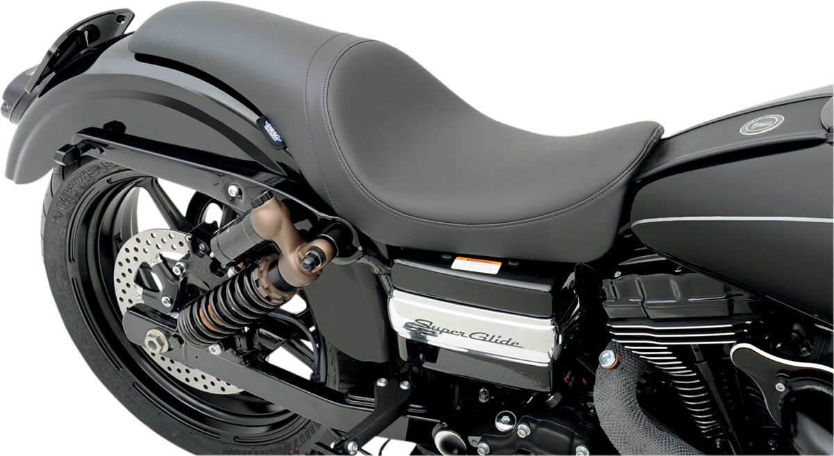 Drag Specialties Seats Seat Predator Front Full Length Vinyl Black Seat Drag Specialties