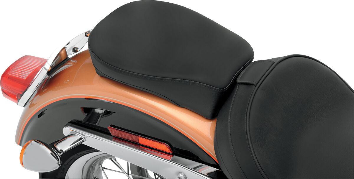 Drag Specialties Seats Pillion Pad Drag Specialties Seats Wide Rear Solo Vinyl Black Seat Drag Specialties