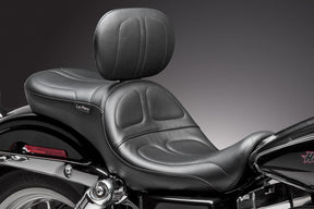 Le Pera Seat Maverick W/Back Rest SEATS-FOR HARLEY DYNAGLIDE Le Pera