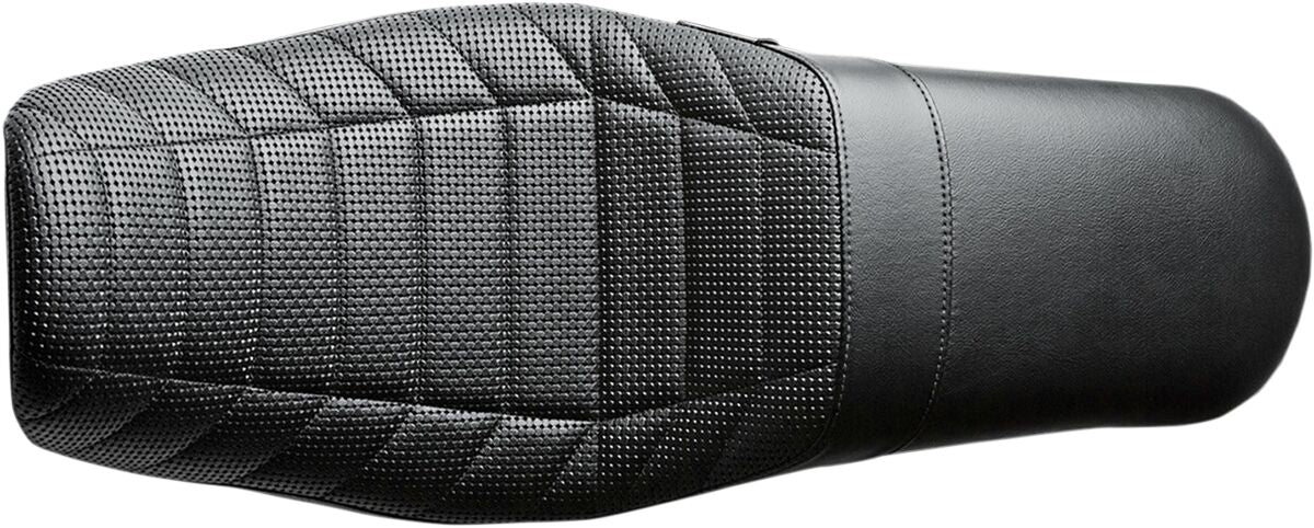 Le Pera Daytona Sport Flat Track Stitch Seat - 06-17 Dyna Seat Le Pera