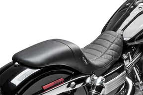 Le Pera Daytona Sport Flat Track Stitch Seat - 06-17 Dyna Seat Le Pera
