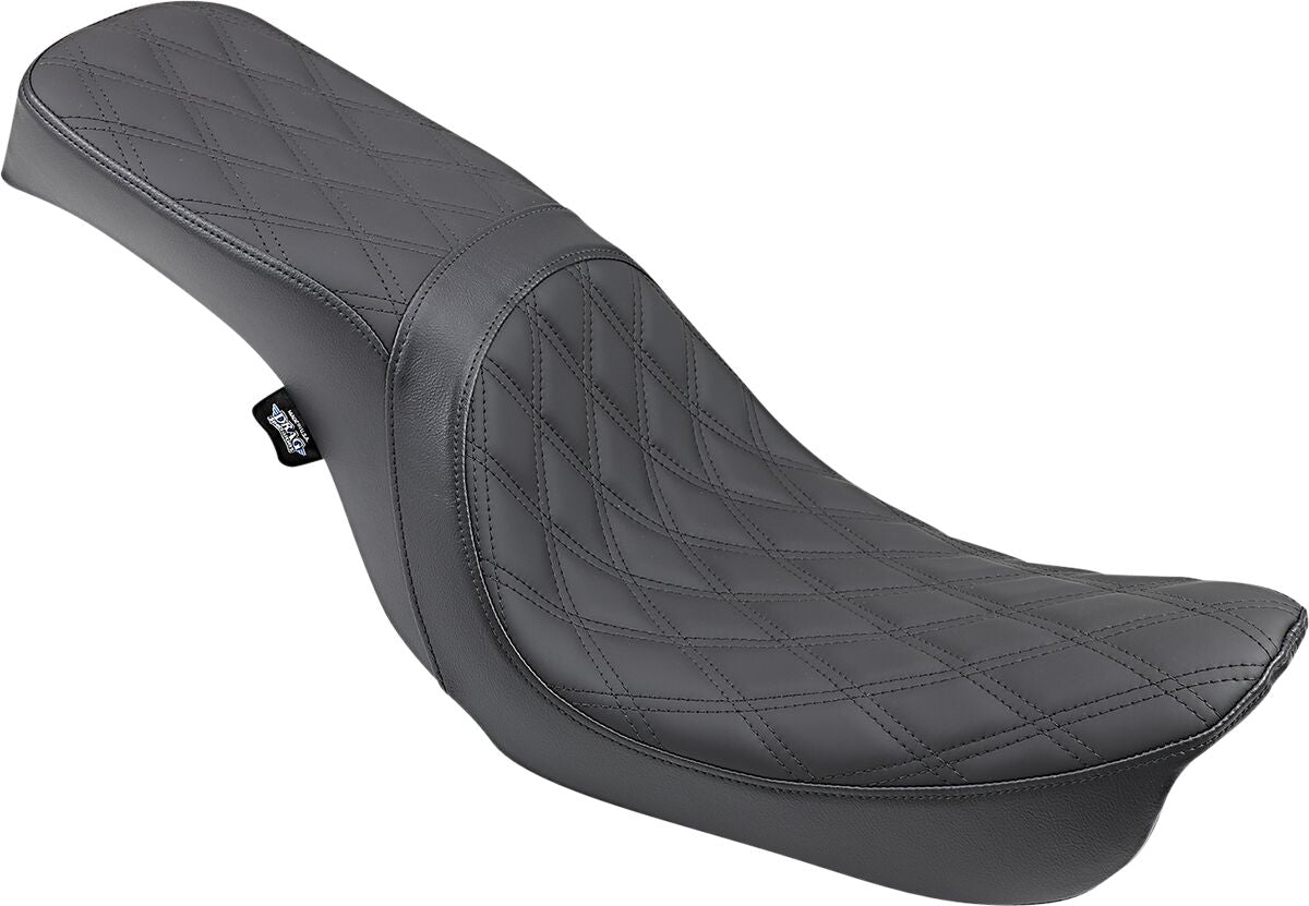 Drag Specialties Seats Seat Predator 2 Up Double Diamond Stitched Seat Drag Specialties Seats