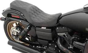 Drag Specialties Seats Seat Predator 2 Up Double Diamond Stitched Seat Drag Specialties Seats