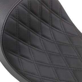 Drag Specialties Seats Seat 3/4 Solo Diamond Style Black Seat Drag Specialties