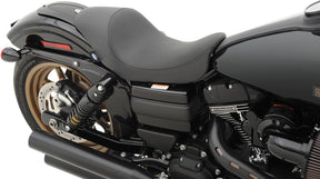Drag Specialties Seats Seat 3/4 Solo Smooth Cafe Style Black Seat Drag Specialties