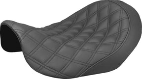 Saddlemen Renegade LS Solo Seat, Black - 06-17 Dyna Seat Saddlemen