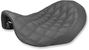 Saddlemen Renegade LS Solo Seat, Black - 06-17 Dyna Seat Saddlemen