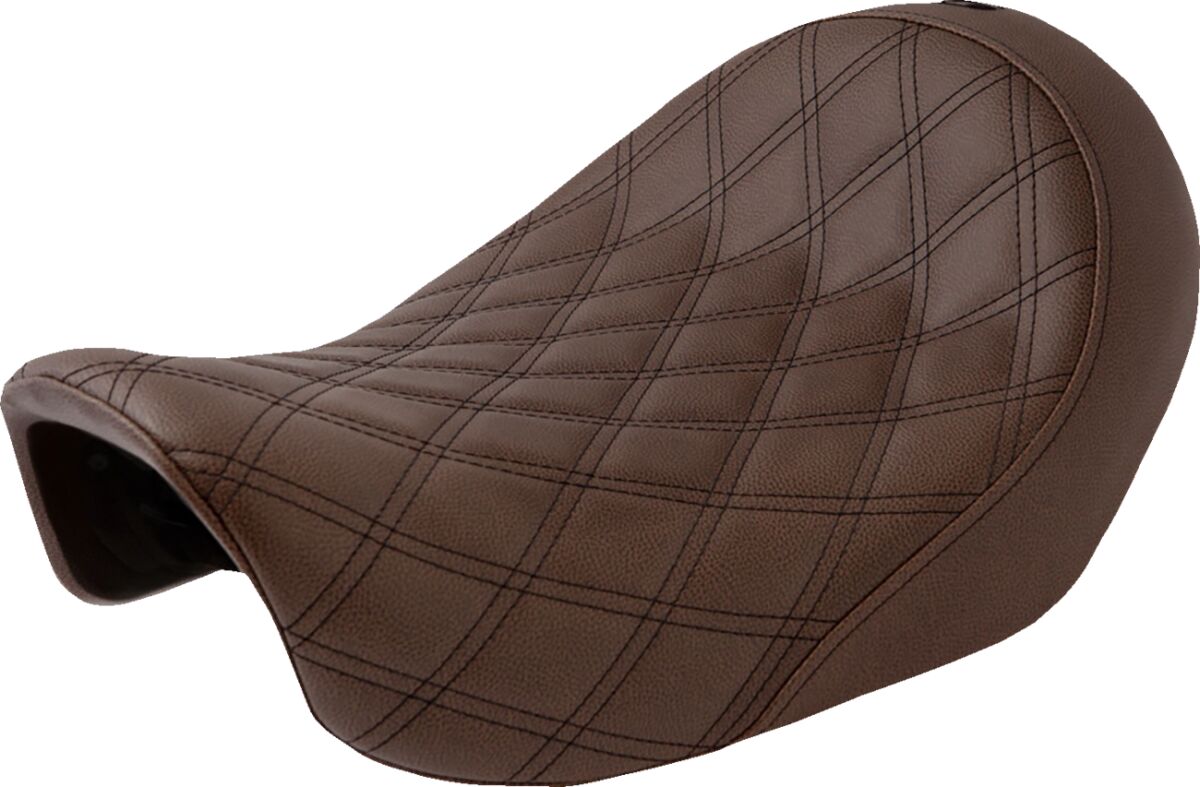 Renegade LS Solo Seat, Brown - 06-17 Dyna Seat Saddlemen Default Title