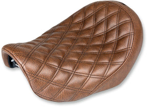 Renegade LS Solo Seat, Brown - 04-05 Dyna Seat Saddlemen