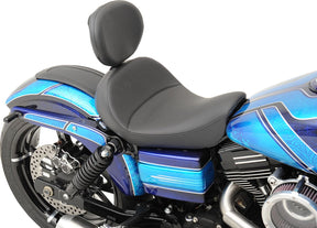 Drag Specialties Seats Seat Solo With Backrest Option Black Seat Drag Specialties