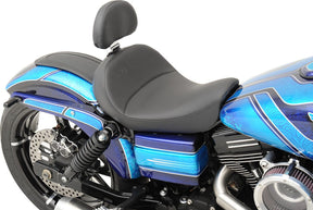 Drag Specialties Seats Seat Solo With Backrest Option Black Seat Drag Specialties