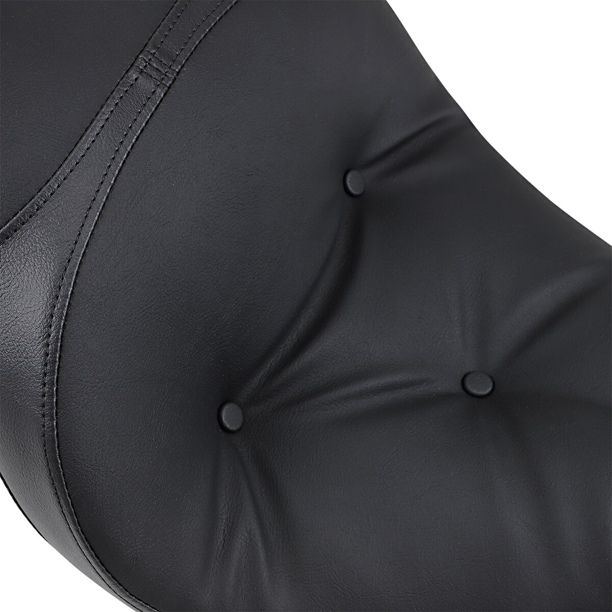 Drag Specialties Seats Seat Low Tour Pillow Style Black Seat Drag Specialties