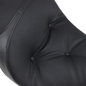 Drag Specialties Seats Seat Low Tour Pillow Style Black Seat Drag Specialties