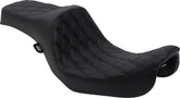 Drag Specialties Seats Seat Predator Iii Double Diamond Black/Black Seat Drag Specialties