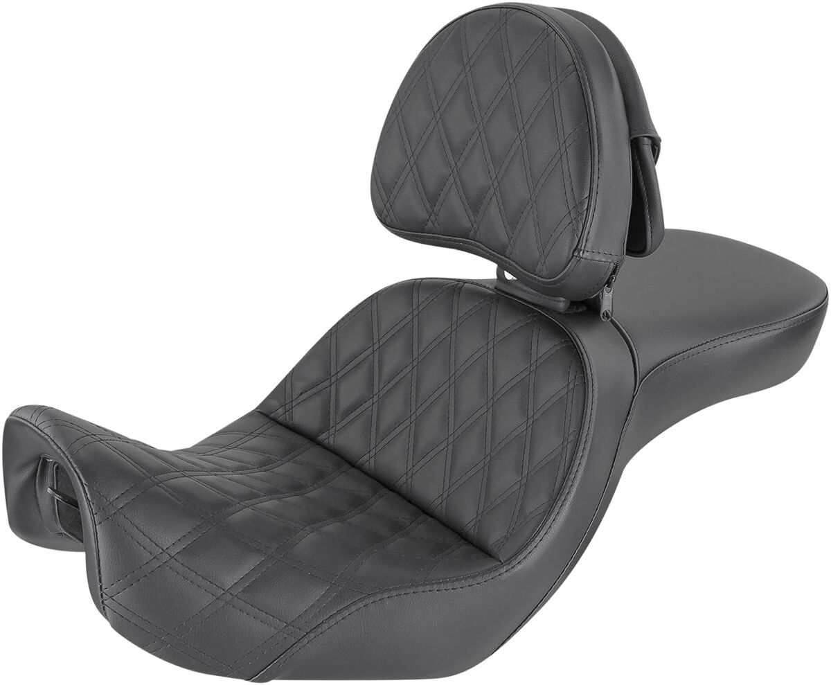 Saddlemen Seat Explorer Fxd W/Br SEATS-FOR HARLEY DYNAGLIDE Saddlemen