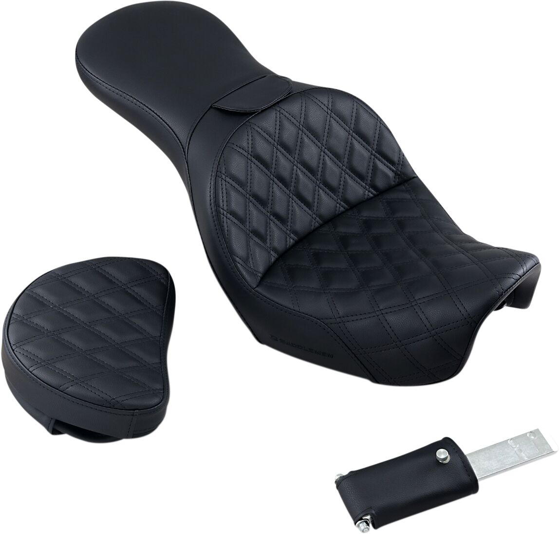 Saddlemen Seat Explorer Fxd W/Br SEATS-FOR HARLEY DYNAGLIDE Saddlemen