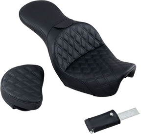 Saddlemen Seat Explorer Fxd W/Br SEATS-FOR HARLEY DYNAGLIDE Saddlemen