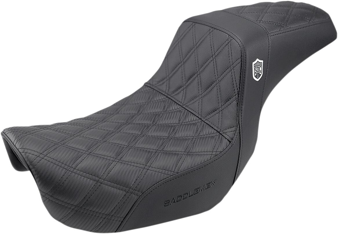 Saddlemen SDC Pro Series Performance Gripper Seat - Dyna Black / No Backrest