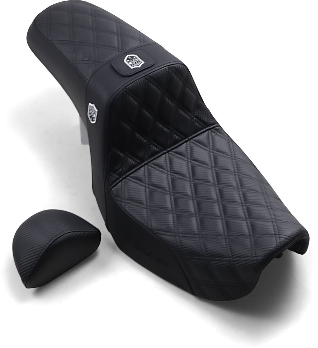Saddlemen SDC Pro Series Performance Gripper Seat - Dyna Black / With Backrest