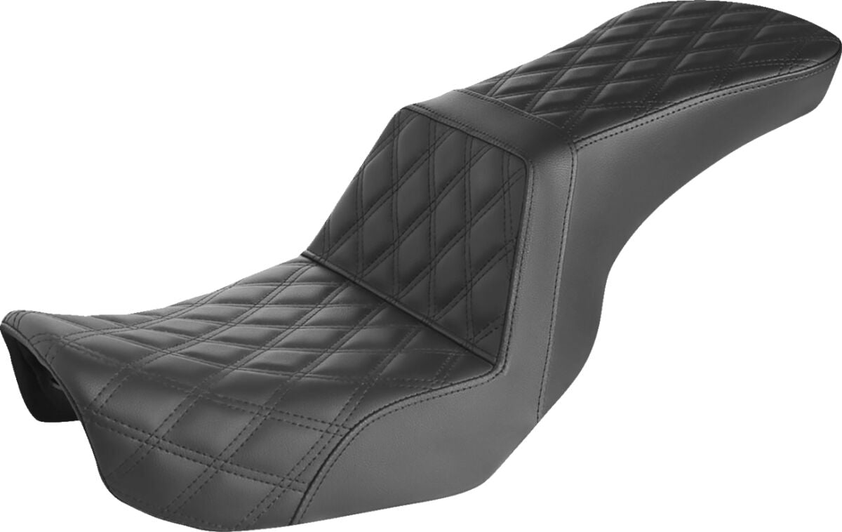 Tour Step Up Front & Rear LS Seat - 06-17 Dyna Seat Saddlemen Default Title