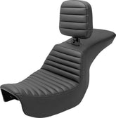 Saddlemen Tour Step Up With Driver's Backrest Front TR Seat - 06-17 Dyna Seat Saddlemen