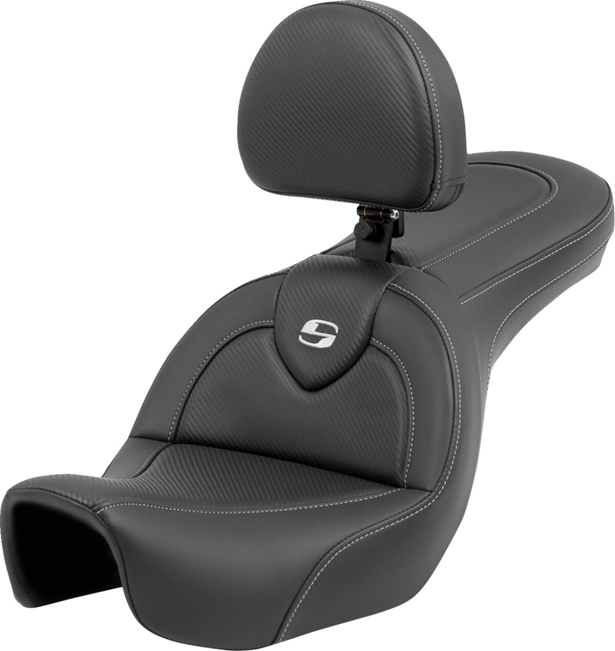 Roadsofa CF With Driver's Backrest Seat - 06-17 Dyna Seat Saddlemen Default Title