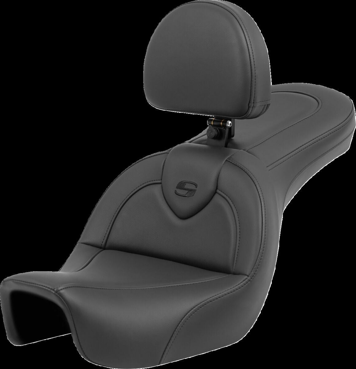 Saddlemen Roadsofa With Driver's Backrest Seat - 06-17 Dyna Seat Saddlemen