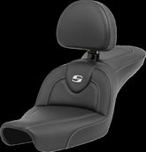 Saddlemen Seat Roadsofa Cf With Backrest SEATS-FOR HARLEY DYNAGLIDE Saddlemen