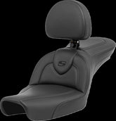 Saddlemen Seat Roadsofa With Backrest SEATS-FOR HARLEY DYNAGLIDE Saddlemen