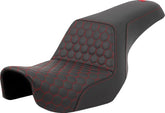 Step Up HC Seat, Red Stitch - 06-17 Dyna Seat Saddlemen Default Title