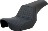 Step Up HC Seat, Blue Stitch - 06-17 Dyna Seat Saddlemen Default Title