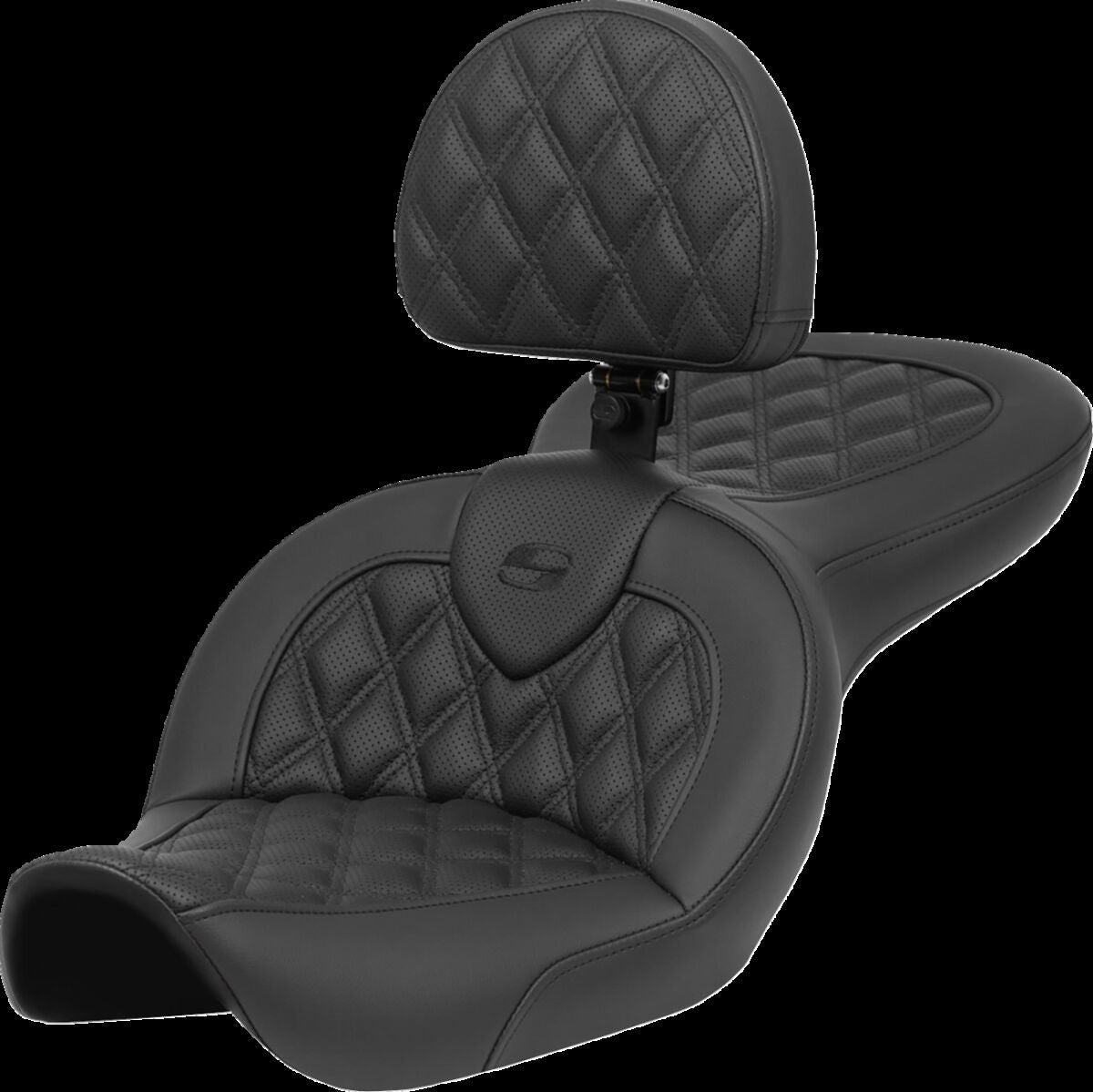 Saddlemen Seat Roadsofa Ls W/Backrest SEATS-FOR HARLEY DYNAGLIDE Saddlemen