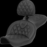 Saddlemen Seat Roadsofa Ls W/Backrest SEATS-FOR HARLEY DYNAGLIDE Saddlemen