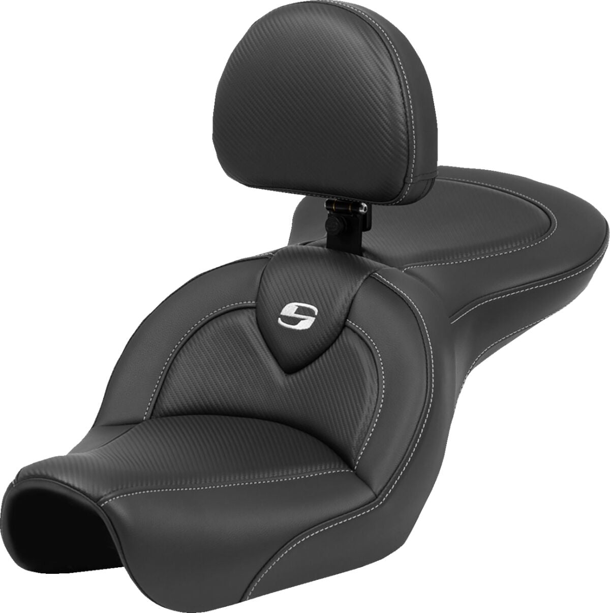 Roadsofa CF With Driver's Backrest Seat - 04-05 Dyna Seat Saddlemen Default Title