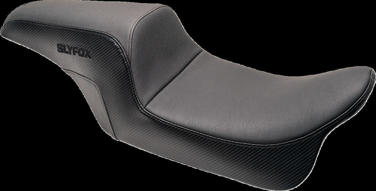 Slyfox The Drifter Seat, Black Logo - 06-17 Dyna Seat Slyfox