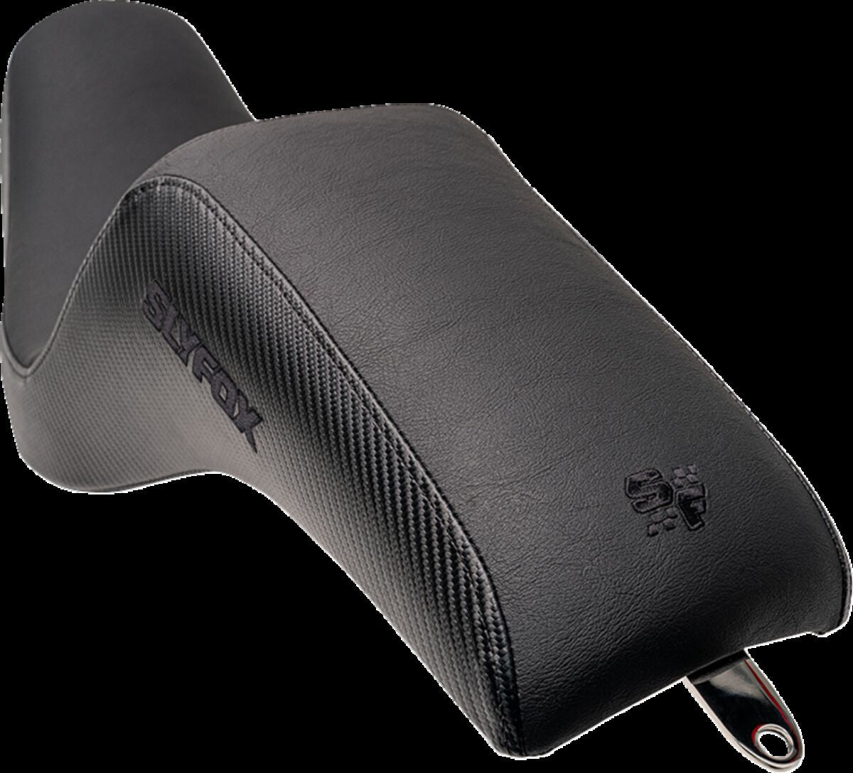 Slyfox Seat Slyfox Blk Vinyl W/Slipst SEATS-FOR HARLEY DYNAGLIDE Slyfox