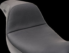 Slyfox Seat Slyfox Blk Vinyl W/Slipst SEATS-FOR HARLEY DYNAGLIDE Slyfox