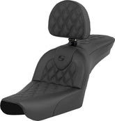 Saddlemen Roadsofa LS With Driver's Backrest Seat - 04-05 Dyna Seat Saddlemen