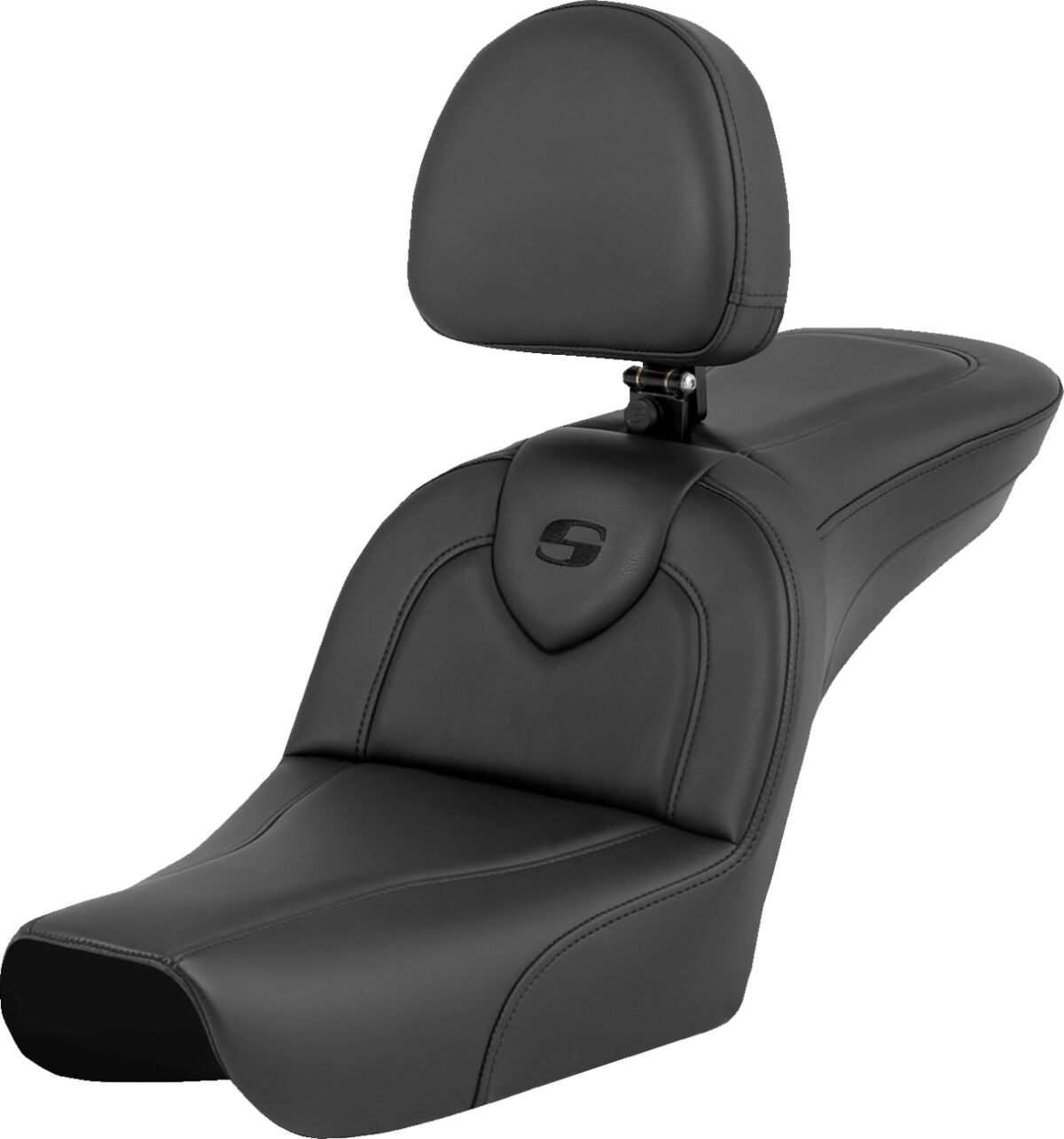 Saddlemen Roadsofa With Driver's Backrest Seat - 04-05 Dyna Seat Saddlemen