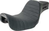 Slyfox Seat Highnoon Blk Logo Classic SEATS-FOR HARLEY DYNAGLIDE Slyfox