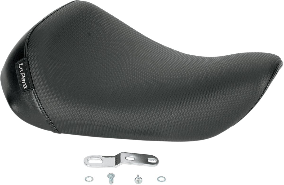 Bare Bones Carbon Fiber Solo Seat - 10-22 Sportster (3.3 Gal Tank) Seat Le Pera