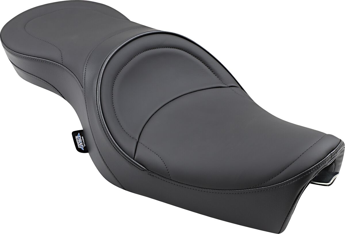 Drag Specialties Seats Seat Low Profile Touring Rear 2 Up Vinyl Black Seat Drag Specialties
