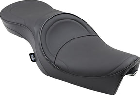 Drag Specialties Seats Seat Low Profile Touring Rear 2 Up Vinyl Black Seat Drag Specialties